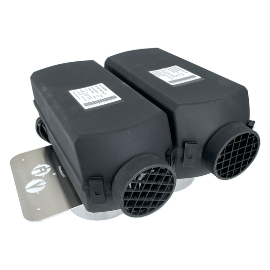 AV-Doppelflansch 70mm Luftstandheizung Einbauflansch TWIN