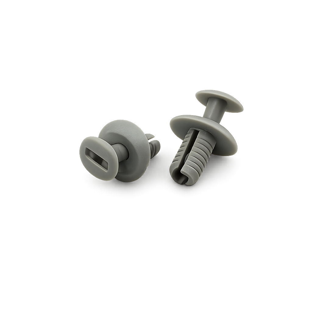 Clips 100 Stk. Seitenverkleidung Grau