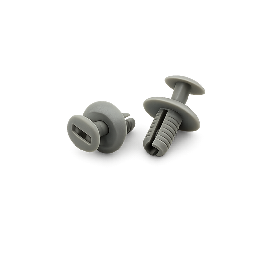 Clips 100 Stk. Seitenverkleidung Grau