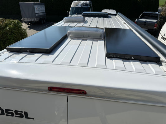 Fiat Ducato / Boxer / Jumper Solaranlage Schindelmodule 100-400 WP "The Adventure Begins"