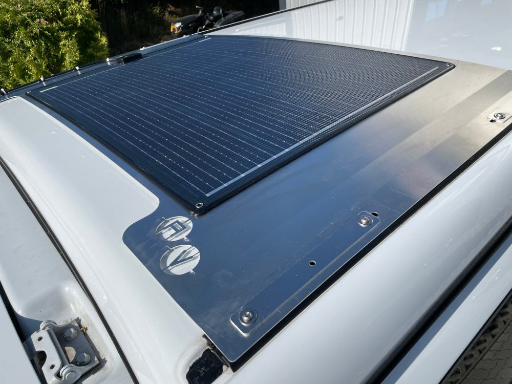 MB Vito AV-Solarkit Marco Polo Alu Offgridtec 120W Solarmodul für Aufstelldach