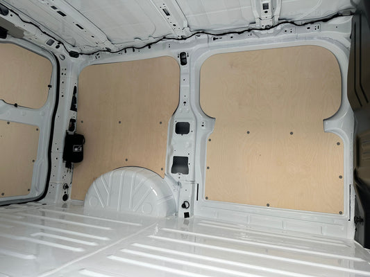 Ford Custom II ab 2023 Seitenverkleidung 4mm Birke L2 langer Radstand