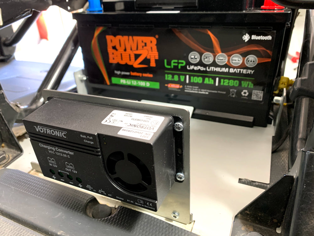 Jumper Boxer Ducato Movano Batteriehalterung AV-Deluxe Modular