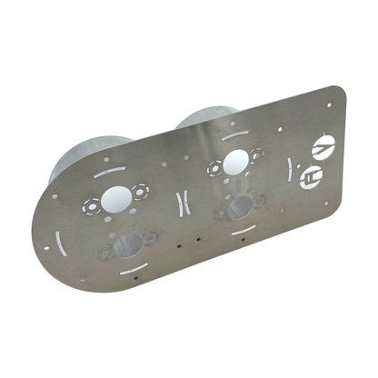 AV-Doppelflansch 70mm Luftstandheizung Einbauflansch TWIN