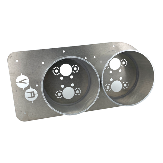 AV-Doppelflansch 70mm Luftstandheizung Einbauflansch TWIN