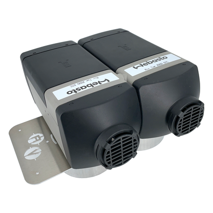 AV-Doppelflansch 70mm Luftstandheizung Einbauflansch TWIN