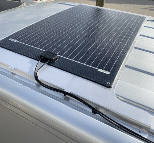 VW T5/T6/T6.1 AV-Solarkit Alu Offgridtec 120W Solarmodul für Normaldach