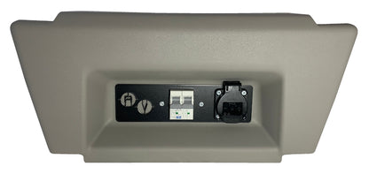 VW T5/T6/T6.1 AV-Stromkit Alu mit DEFA Kit inkl. FI Schutzschalter und Steckdose