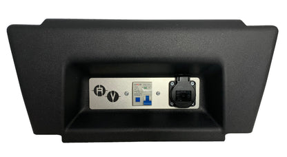 VW T5/T6/T6.1 AV-Stromkit Alu mit DEFA Kit inkl. FI Schutzschalter und Steckdose