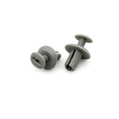 Clips 100 Stk. Seitenverkleidung Grau