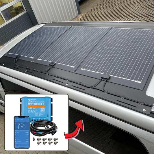 MB Vito AV-Solardach Marco Polo Offgridtec 360W Solarmodul für Aufstelldach