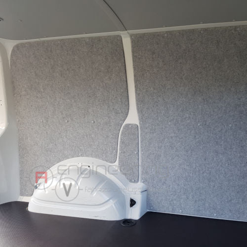 T5 T6 Seitenverkleidung 4 mm Filz grau L2 langer Radstand