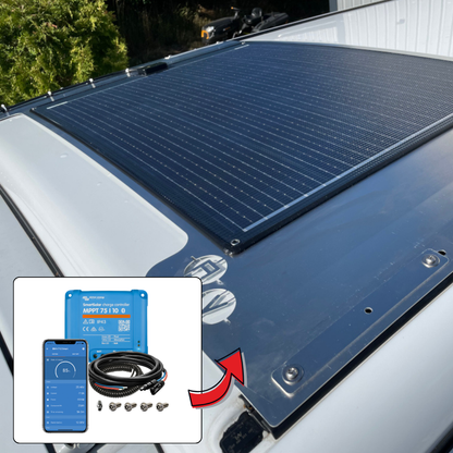 MB Vito AV-Solarkit Marco Polo Alu Offgridtec 120W Solarmodul für Aufstelldach