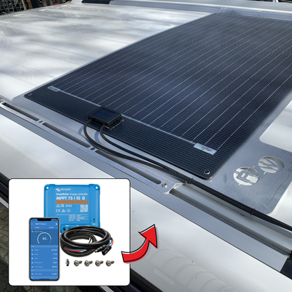 VW T5/T6/T6.1 AV-Solarkit California Alu Offgridtec 120W Solarmodul für Aufstelldach
