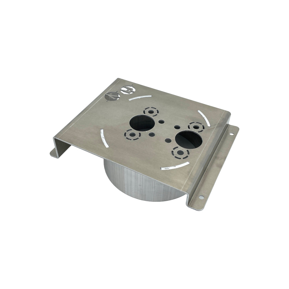 AV-Spezialflansch mit Winkelausgleich Luftstandheizung Einbauflansch