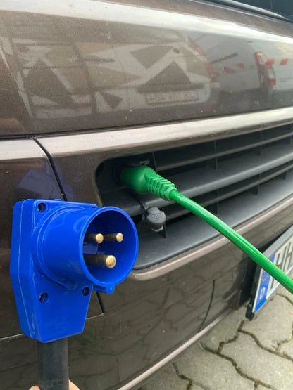 VW T5/T6/T6.1 AV-Stromkit Alu mit DEFA Kit inkl. FI Schutzschalter und Steckdose