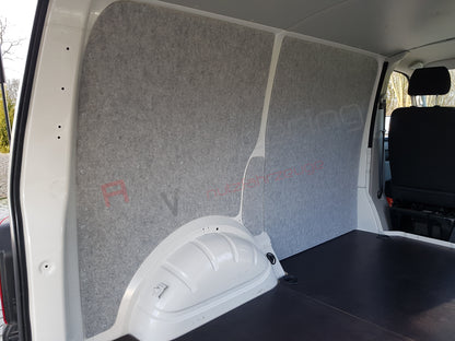 T5 T6 Seitenverkleidung 4 mm Filz grau L1 kurzer Radstand