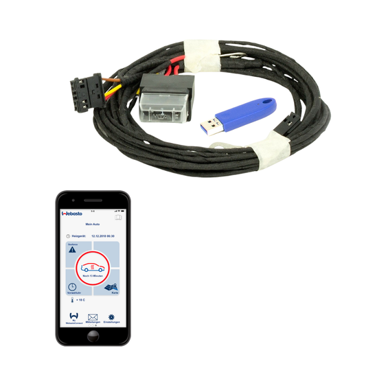 Volkswagen T6 Zuheizer Aufrüstung Tcon2 App Steuerung