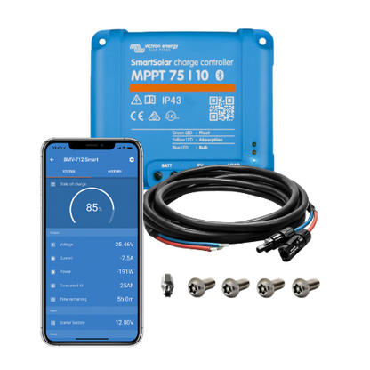 MB V-Klasse / Vito 447 AV-Solarkit Alu Offgridtec 120W Solarmodul für Normaldach