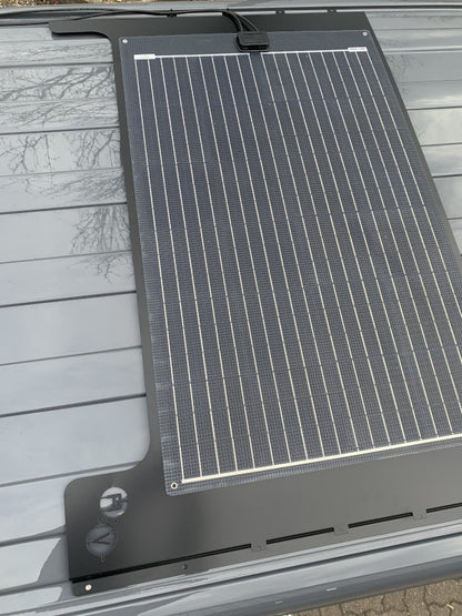 VW T5/T6/T6.1 AV-Solarkit Black Offgridtec 120W Solarmodul für Normaldach