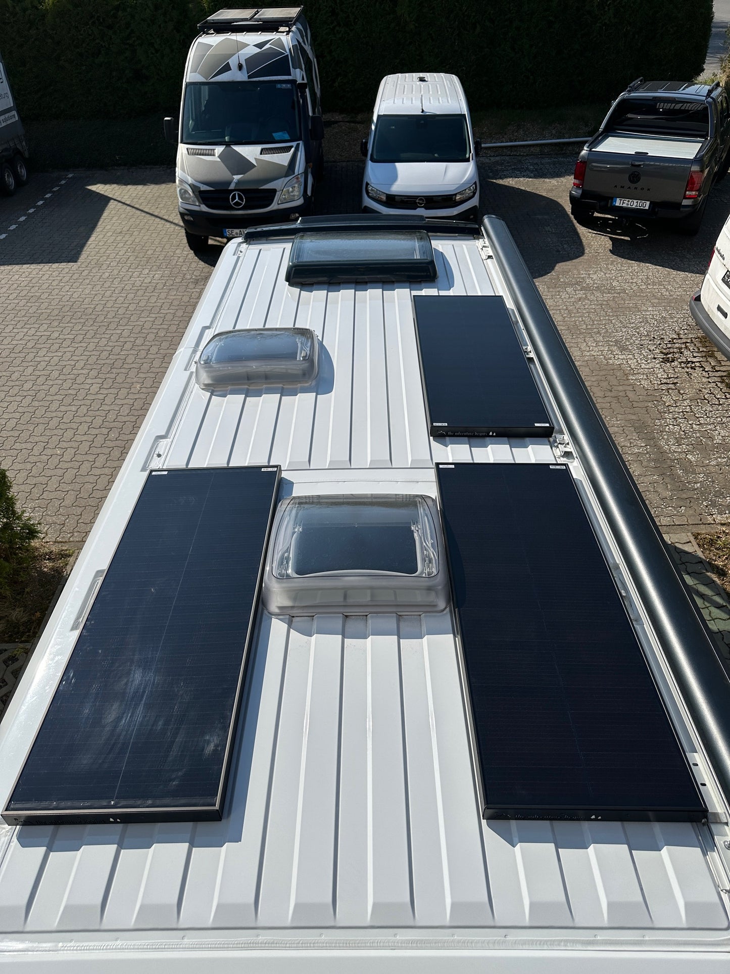 Fiat Ducato / Boxer / Jumper Solaranlage Schindelmodule 100-400 WP "The Adventure Begins"