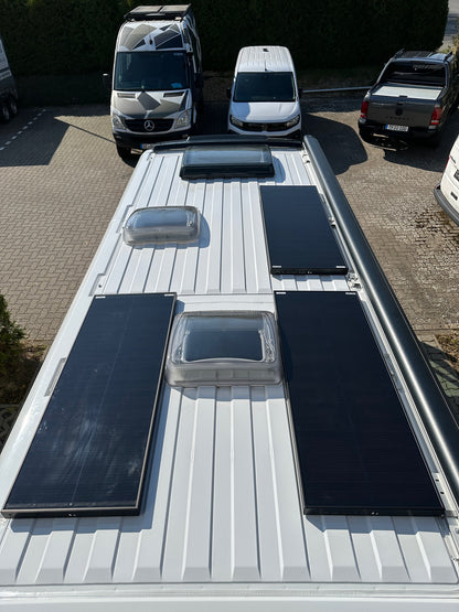 Fiat Ducato / Boxer / Jumper Solaranlage Schindelmodule 100-400 WP "The Adventure Begins"